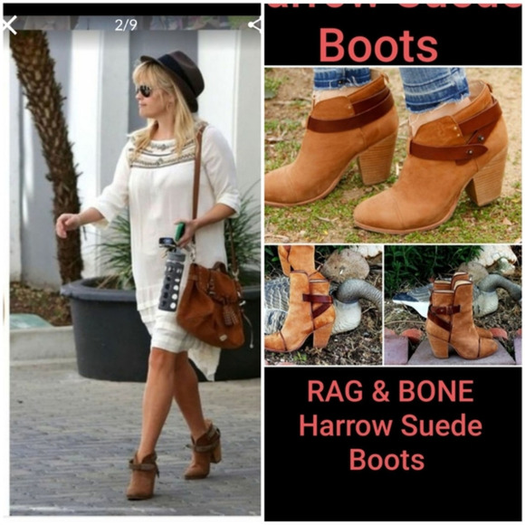 RAG &‎ BONE Harrow Suede Boots - Picture 1 of 1